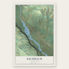 Eschbach, Washington map print, the full design