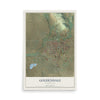 Map of Goldendale, Washington, 12 x 18 inch unframed archival matte print