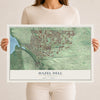 Map of Hazel Dell, Washington, 12 x 18 inch unframed archival matte print