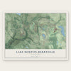 Lake Morton-Berrydale, Washington map print, the full design