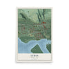 Map of Lyman, Washington, 12 x 18 inch unframed archival matte print