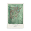 Map of Mill Creek, Washington, 12 x 18 inch unframed archival matte print