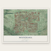 Minnehaha, Washington map print, the full design