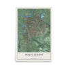 Map of Mount Vernon, Washington, 12 x 18 inch unframed archival matte print