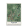 Map of Nooksack, Washington, 12 x 18 inch unframed archival matte print