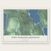 Port Hadlock-Irondale, Washington map print, the full design
