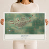 Map of Quincy, Washington, 12 x 18 inch unframed archival matte print