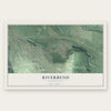 Riverbend, Washington map print, the full design