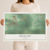 Map of Royal City, Washington, 12 x 18 inch unframed archival matte print