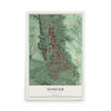 Map of Sumner, Washington, 12 x 18 inch unframed archival matte print