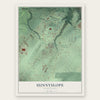 Sunnyslope, Kitsap County, Washington map print, the full design