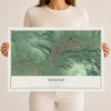Map of Tenino, Washington, 12 x 18 inch unframed archival matte print