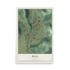Map of Boaz, Wisconsin, 12 x 18 inch unframed archival matte print