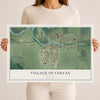 Map of Colfax, Wisconsin, 12 x 18 inch unframed archival matte print