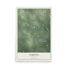Map of Dakota, Wisconsin, 12 x 18 inch unframed archival matte print