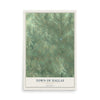 Map of the Town of Dallas, Wisconsin, 12 x 18 inch unframed archival matte print