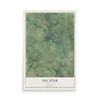 Map of Decatur, Wisconsin, 12 x 18 inch unframed archival matte print