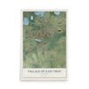 Map of East Troy, Wisconsin, 12 x 18 inch unframed archival matte print