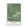 Map of Excelsior, Wisconsin, 12 x 18 inch unframed archival matte print