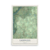 Map of Farmington, Polk County, Wisconsin, 12 x 18 inch unframed archival matte print