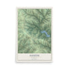 Map of Fayette, Wisconsin, 12 x 18 inch unframed archival matte print