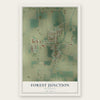 Forest Junction, Wisconsin map print, the full design