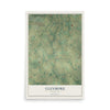 Map of Glenmore, Wisconsin, 12 x 18 inch unframed archival matte print