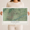 Map of Grand Chute, Wisconsin, 12 x 18 inch unframed archival matte print