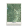 Map of Grant, Monroe County, Wisconsin, 12 x 18 inch unframed archival matte print