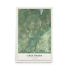 Map of Greenbush, Wisconsin, 12 x 18 inch unframed archival matte print