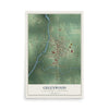 Map of Greenwood, Clark County, Wisconsin, 12 x 18 inch unframed archival matte print