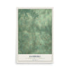 Map of Hamburg, Marathon County, Wisconsin, 12 x 18 inch unframed archival matte print