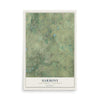 Map of Harmony, Rock County, Wisconsin, 12 x 18 inch unframed archival matte print