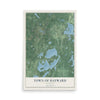 Map of the Town of Hayward, Wisconsin, 12 x 18 inch unframed archival matte print