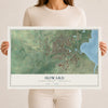 Map of Howard, Brown County, Wisconsin, 12 x 18 inch unframed archival matte print