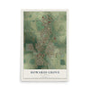 Map of Howards Grove, Wisconsin, 12 x 18 inch unframed archival matte print
