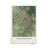 Map of Jackson, Wisconsin, 12 x 18 inch unframed archival matte print