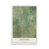 Map of Johnstown, Rock County, Wisconsin, 12 x 18 inch unframed archival matte print
