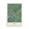 Map of King, Wisconsin, 12 x 18 inch unframed archival matte print