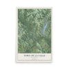 Map of the Town of La Valle, Wisconsin, 12 x 18 inch unframed archival matte print