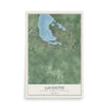 Map of Lafayette, Chippewa County, Wisconsin, 12 x 18 inch unframed archival matte print