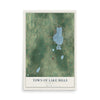 Map of the Town of Lake Mills, Wisconsin, 12 x 18 inch unframed archival matte print