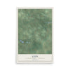 Map of Leon, Waushara County, Wisconsin, 12 x 18 inch unframed archival matte print