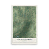 Map of the Town of Lowell, Wisconsin, 12 x 18 inch unframed archival matte print
