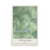 Map of the Town of Luck, Wisconsin, 12 x 18 inch unframed archival matte print