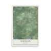 Map of Marcellon, Wisconsin, 12 x 18 inch unframed archival matte print