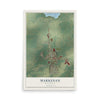 Map of Markesan, Wisconsin, 12 x 18 inch unframed archival matte print