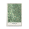 Map of Martell, Wisconsin, 12 x 18 inch unframed archival matte print