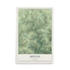 Map of Mifflin, Wisconsin, 12 x 18 inch unframed archival matte print