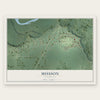 Mission, Wisconsin map print, the full design